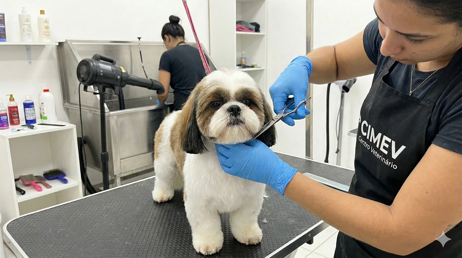 Banho e tosa para cães na CIMEV Betim